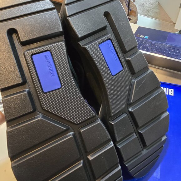 Birkenstock Reykjavik Antique Black Nubuck Leather Mens US 10 Mule Clog Slide - Picture 11 of 16